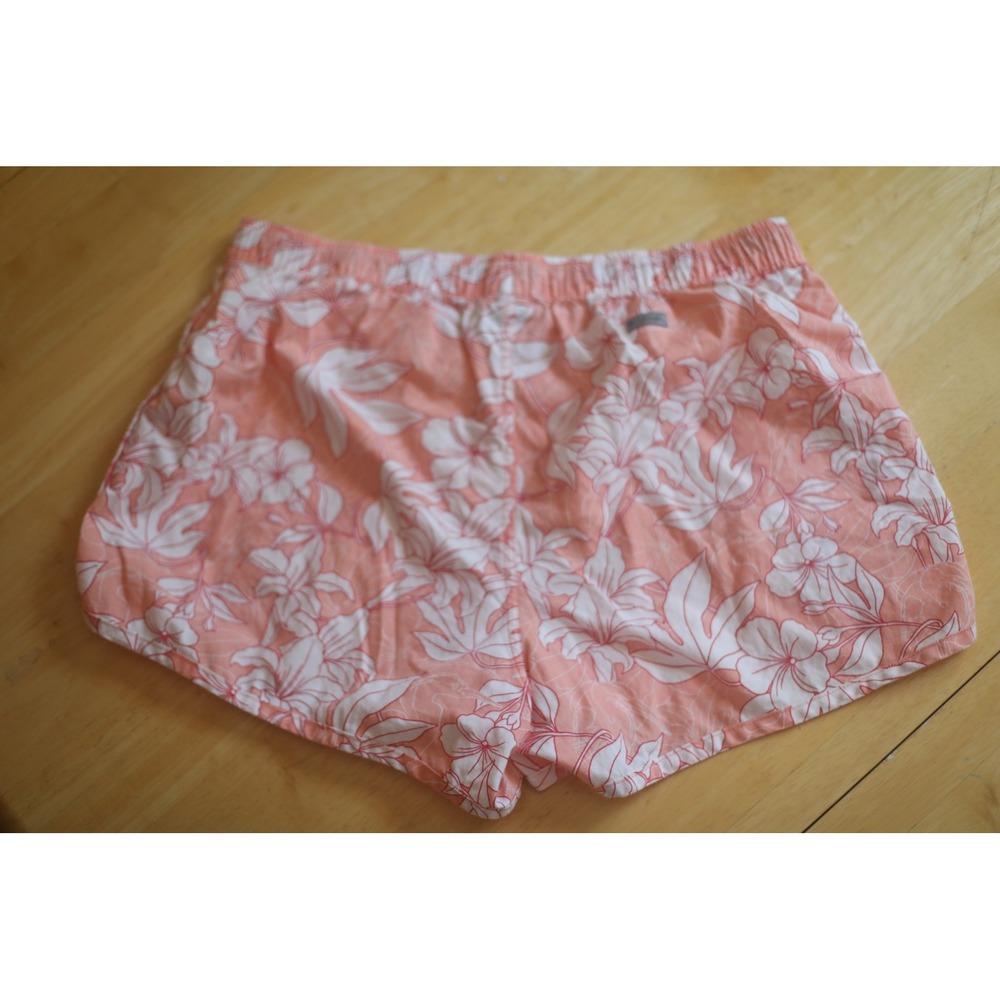 Columbia Womens Floral Board Shorts Coral Pink Hibiscus Swim Shorts Size M - Picture 6 of 6